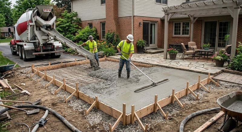Concrete Installation in Bristol, CT