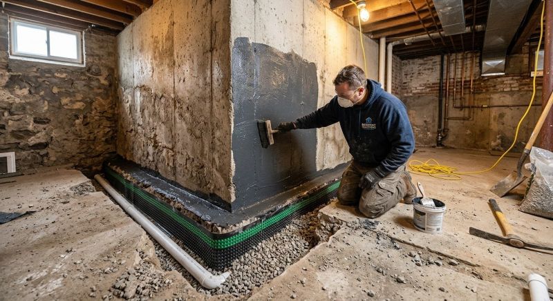 Basement Concrete Installation in Durham, CT