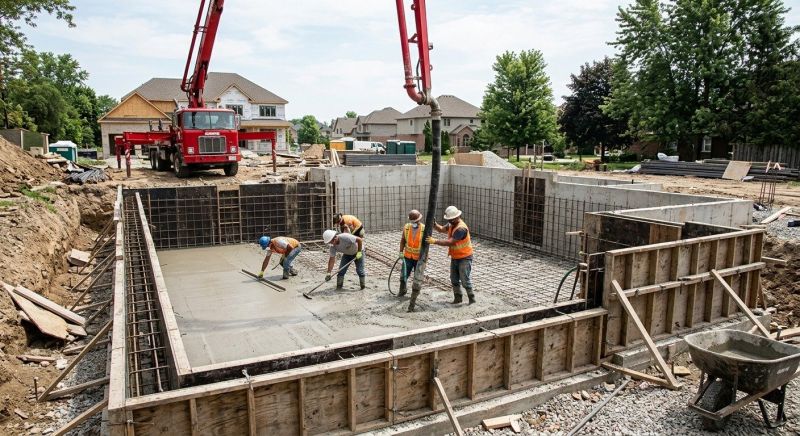 Basement Concrete Installation in Bristol, CT