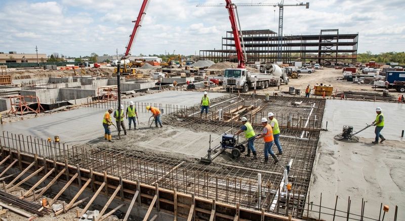 Commercial Slab Construction in Cromwell, CT