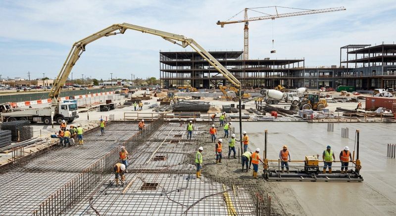 Commercial Slab Construction in Goshen, CT