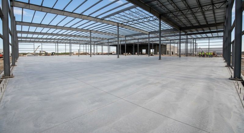 Commercial Slab Installation in East Granby, CT