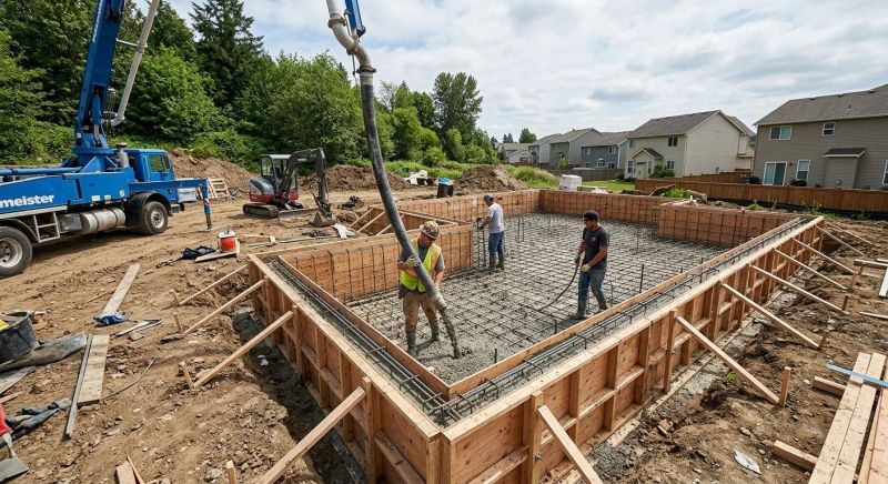 Concrete Foundation Installation in Hartford, CT