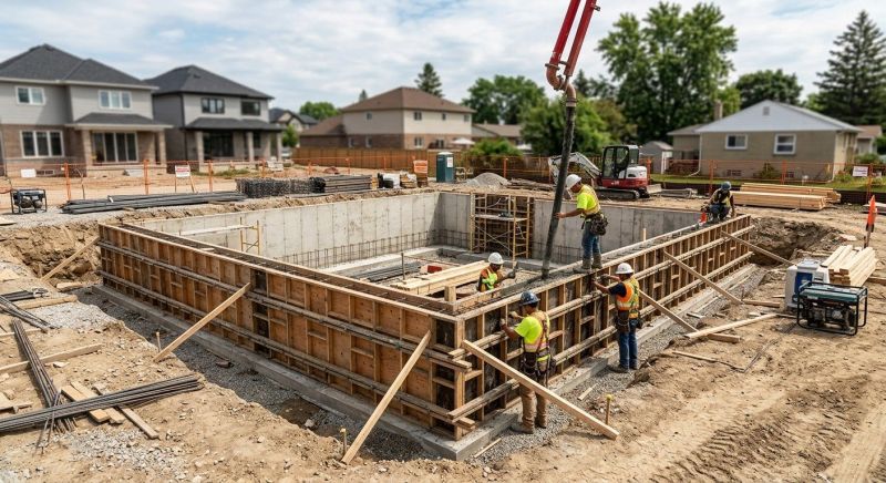 Foundation Construction in Cheshire, CT
