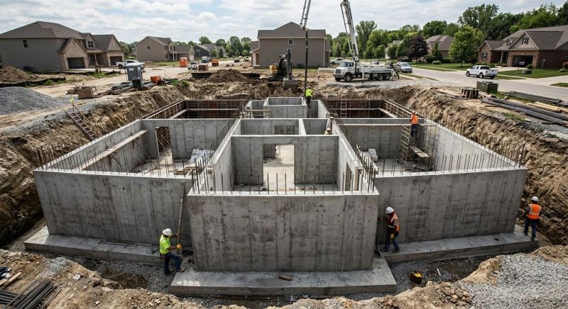 Foundation Construction in Oxford, CT