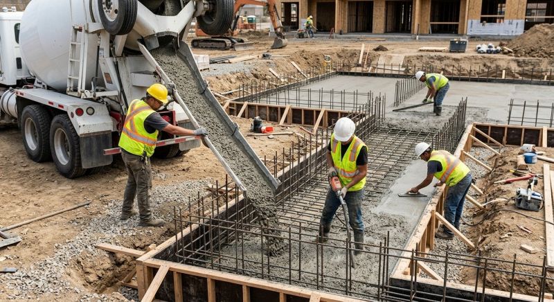 Foundation Wall Pouring in Cromwell, CT