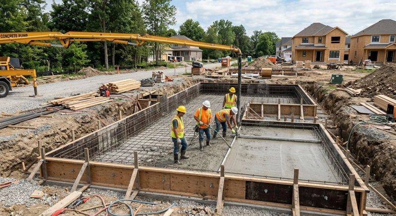 Home Foundation Installation in South Glastonbury, CT