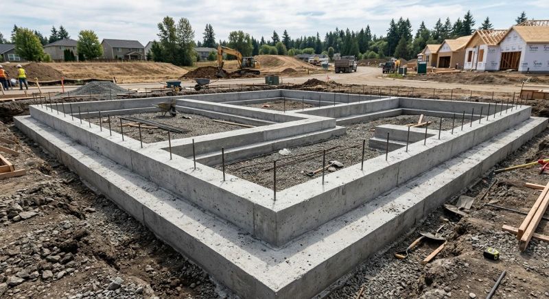 House Footing Construction in Bristol, CT